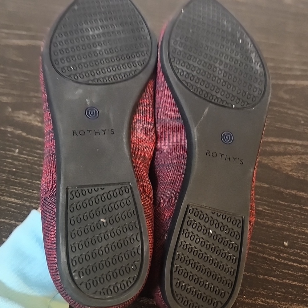 Rothy's crimson heather Pointy Toe Ballet Flats 10.5 - Picture 6 of 6
